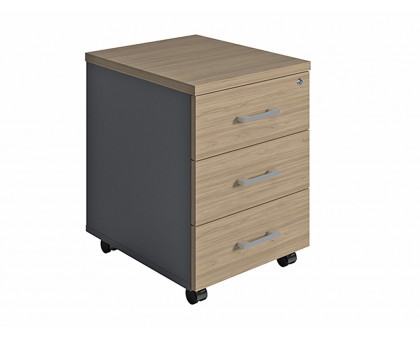 Тумба выкатная NPW-406 L3 вяз натуральный/антрацит Тумба выкатная NPW-406 L3 вяз натуральный/антрацит